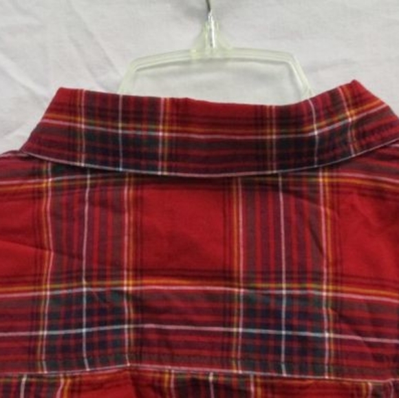 Place Family Holiday Plaid Dad's Shirt NWT - Picture 5 of 6